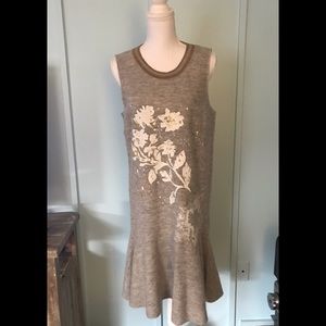 Anthropologie Winter sleeveless dress